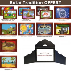 Pack CRECHE 13 kamishibais et son butaï Tradition