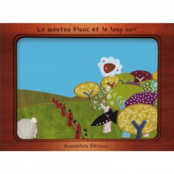 kamishibai Le mouton blanc et le loup noir