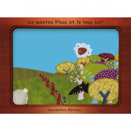 kamishibai Le mouton blanc et le loup noir